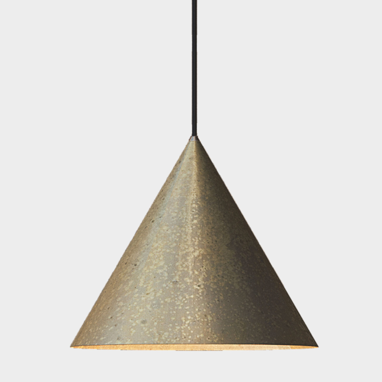 Brass Pendant Light Cone