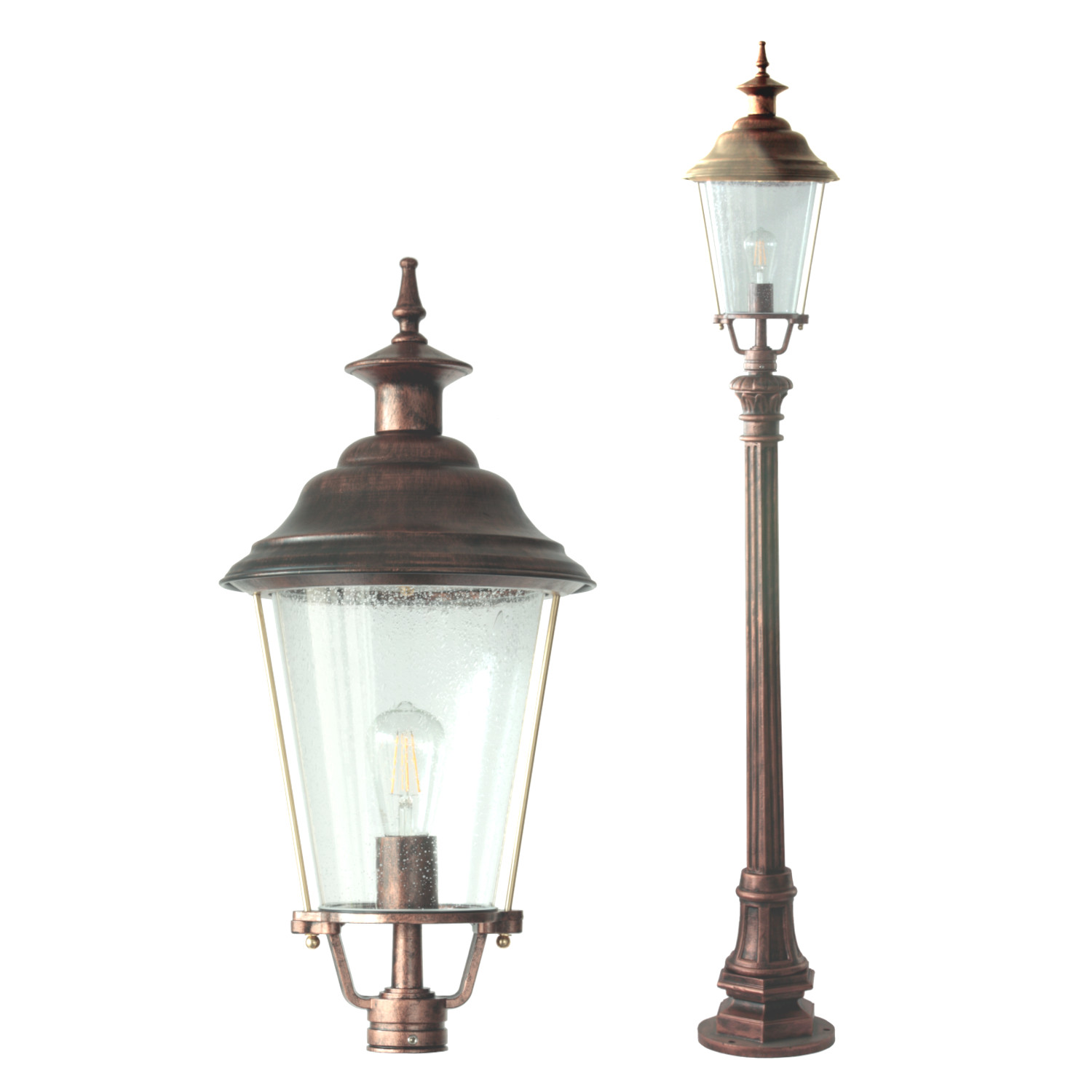 Lower Rhine Style Copper Post Light SOT P1K.41 Lower Rhine Style Copper Post Light SOT P1K.41