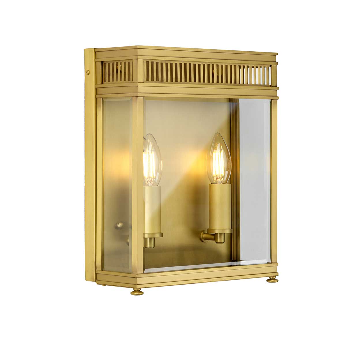 Elegant Wall Light, Brushed Brass