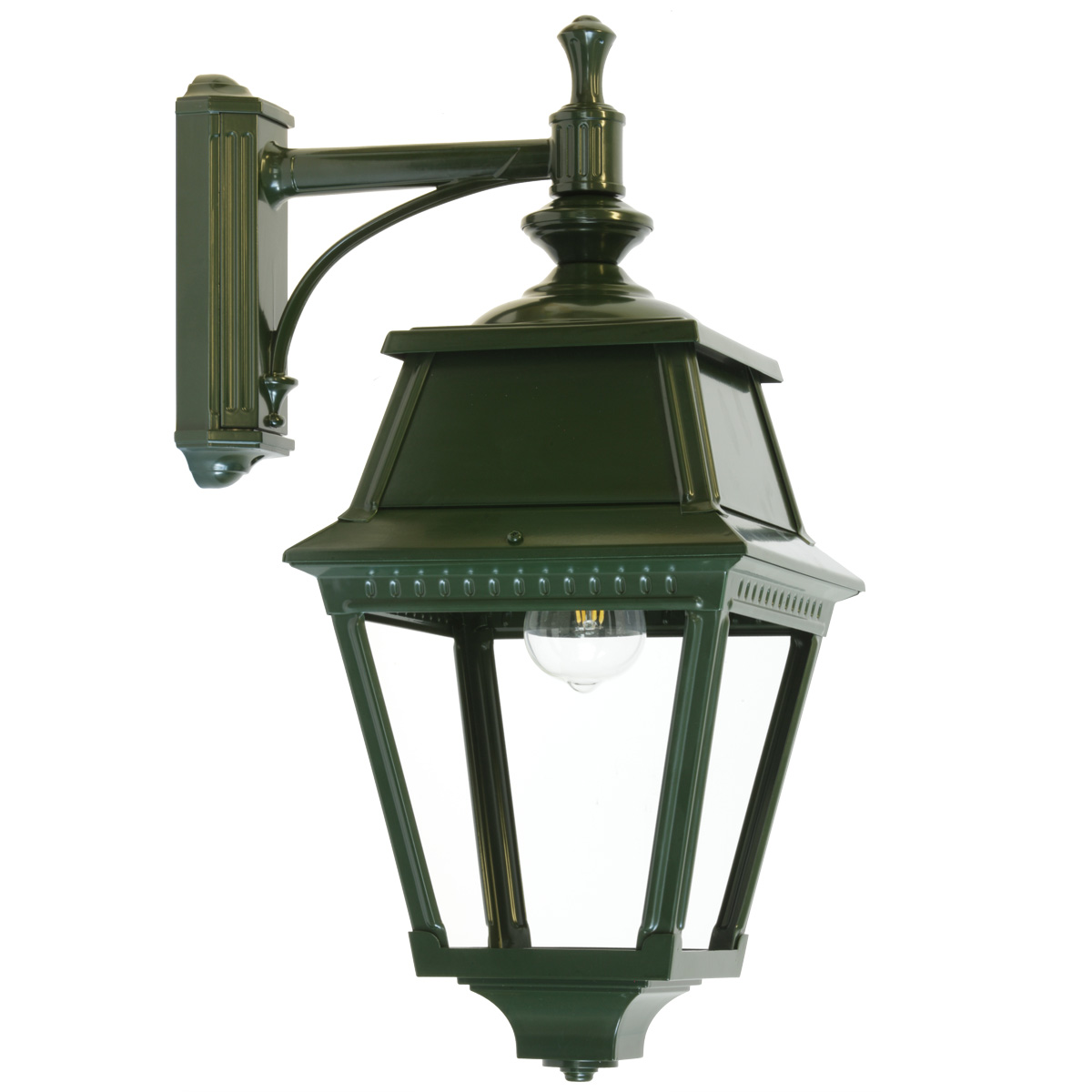 Elegant Outdoor Wall Lantern Avenue 2 in Brass or Aluminum Elegant Outdoor Wall Lantern Avenue 2 in Brass or Aluminum