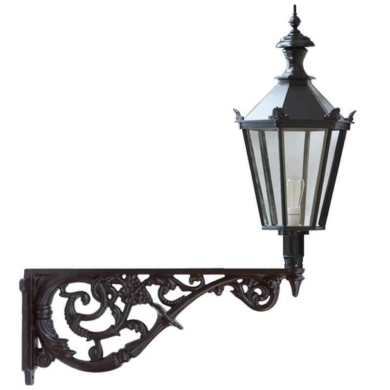 Large Traditional Wall Light with Schinkel Lantern 73