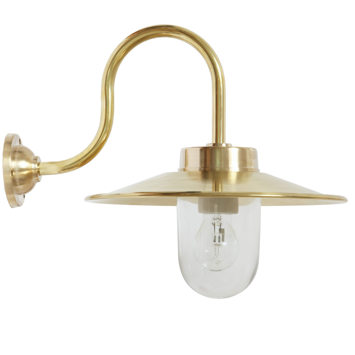 Classical Barn Lamp 38-S in Brass