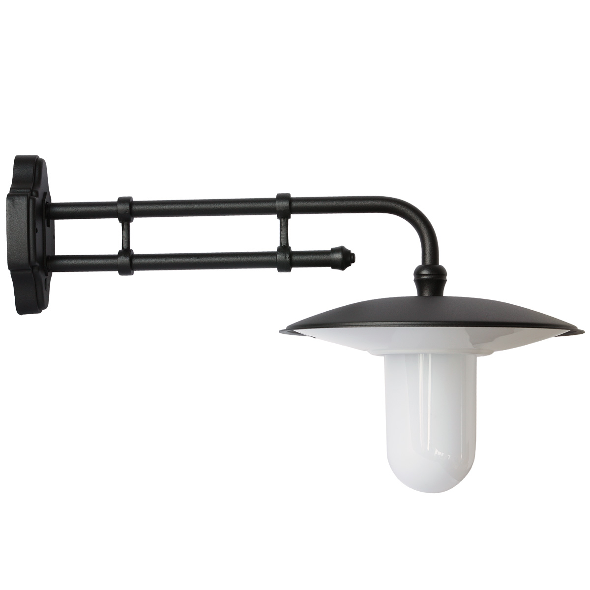 Wall Light for Outdoors with Double-Mast Bracket
