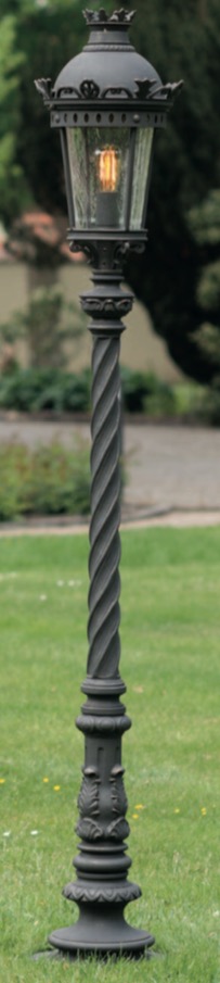 Wrought Iron Post Light AL 6878 Wrought Iron Post Light AL 6878