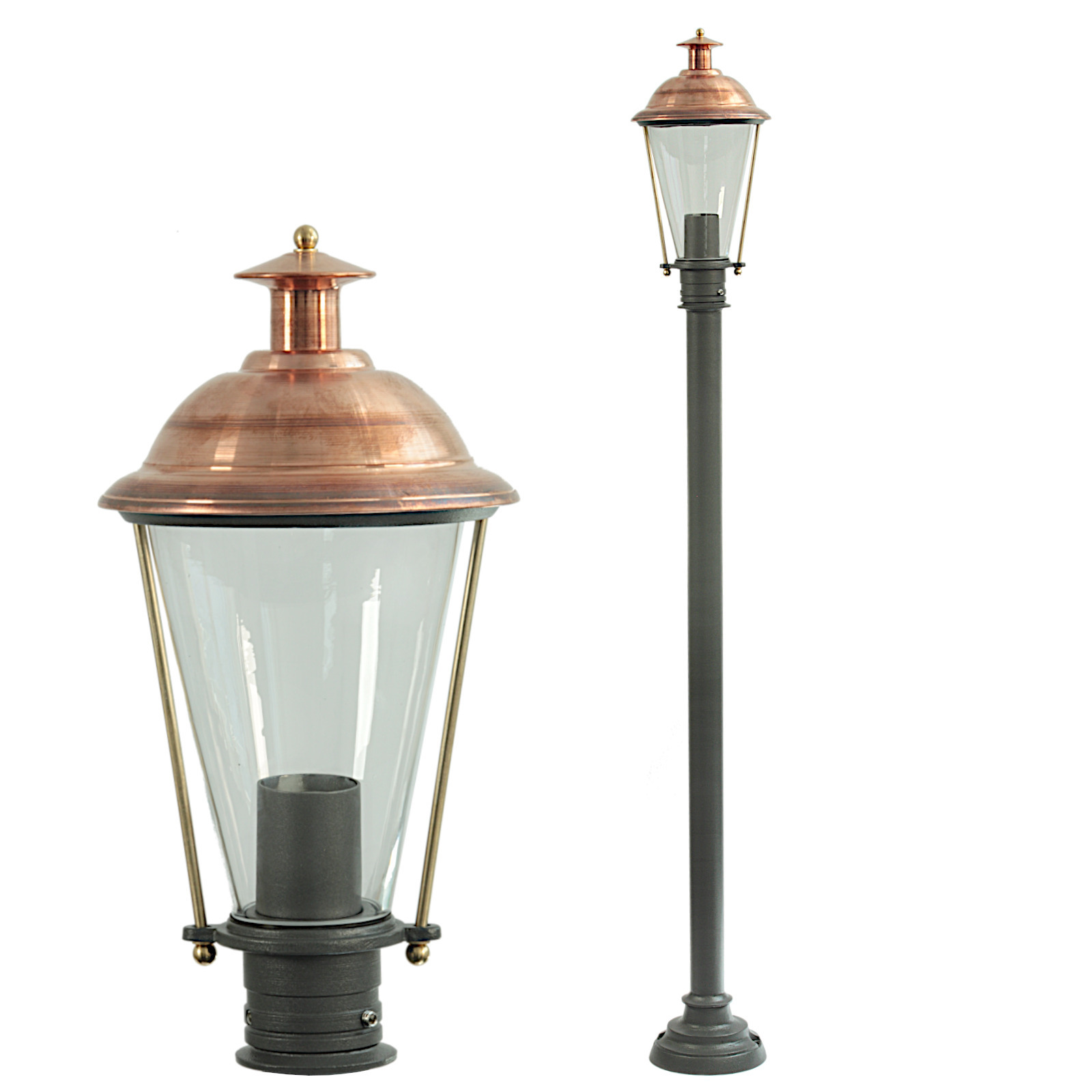 Gartenleuchte mit Rundlaterne ELBA L 40 Gartenleuchte mit Rundlaterne ELBA L 40