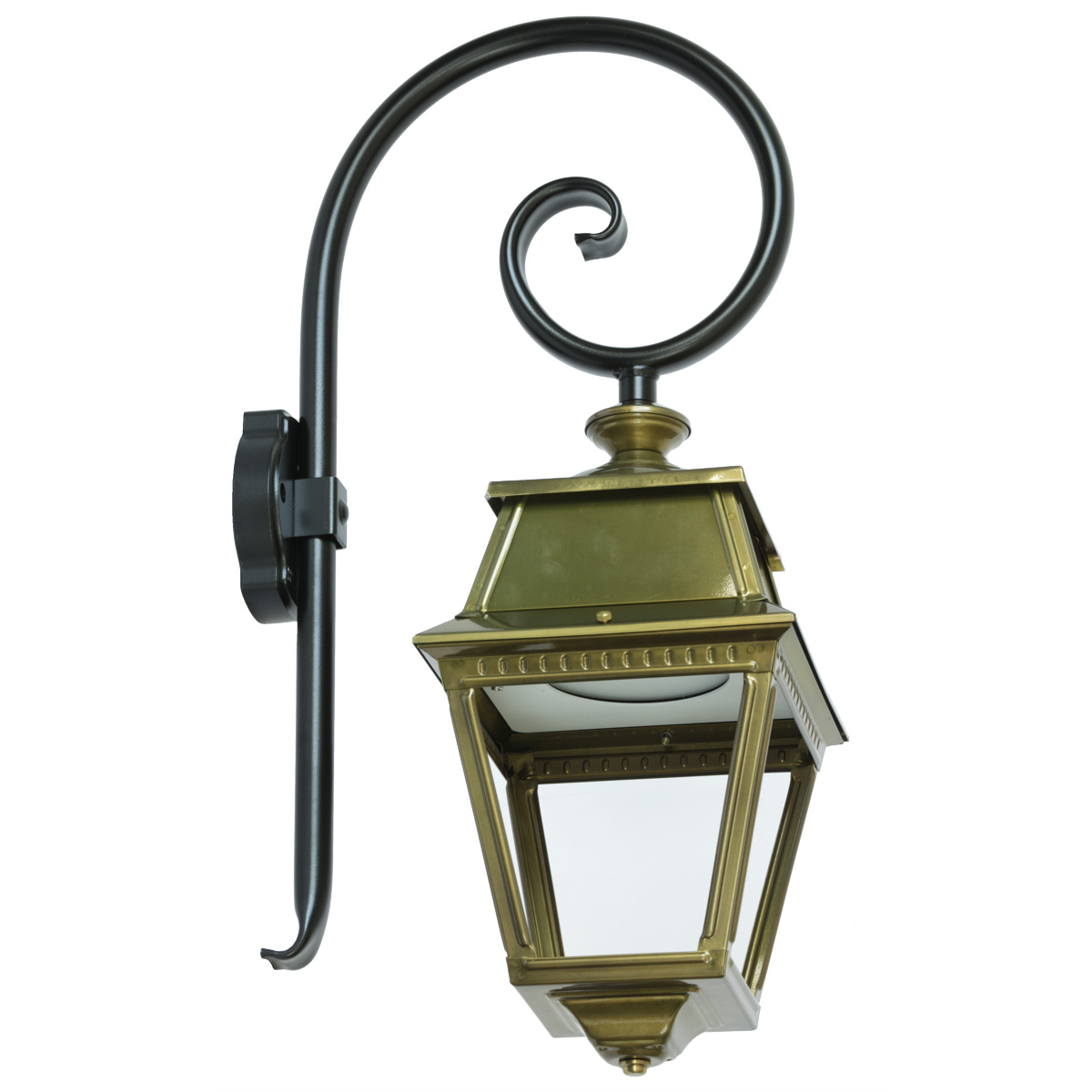 Decorative LED Outdoor Wall Lantern Avenue 2 with Crozier