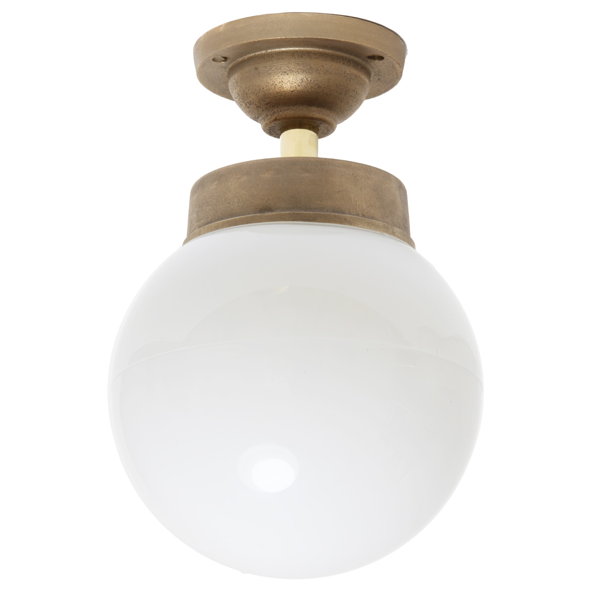 Brass Globe Light 38-CL ORBR