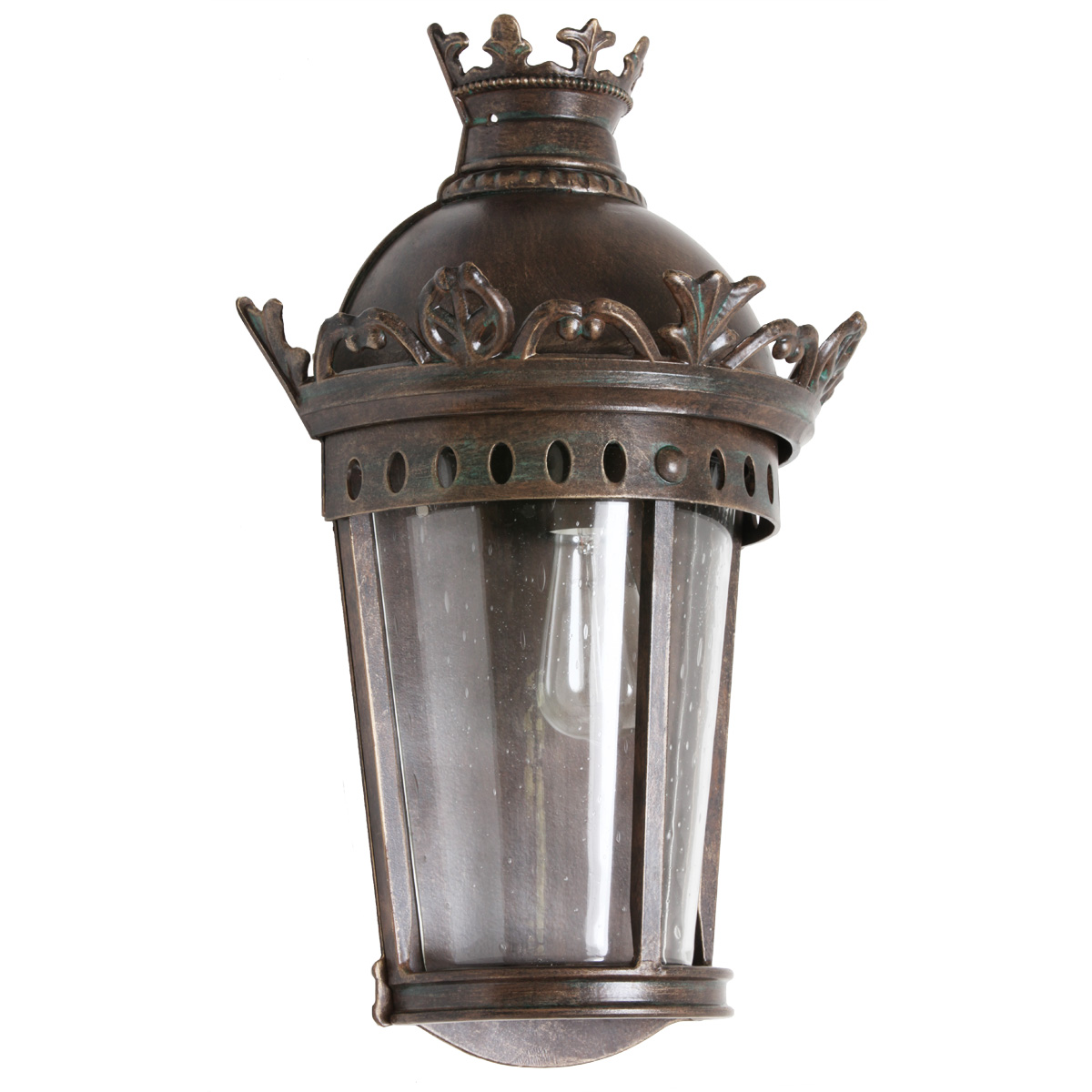 Flat Empire Style Wrought Iron Wall Lantern WL 3550 Flat Empire Style Wrought Iron Wall Lantern WL 3550