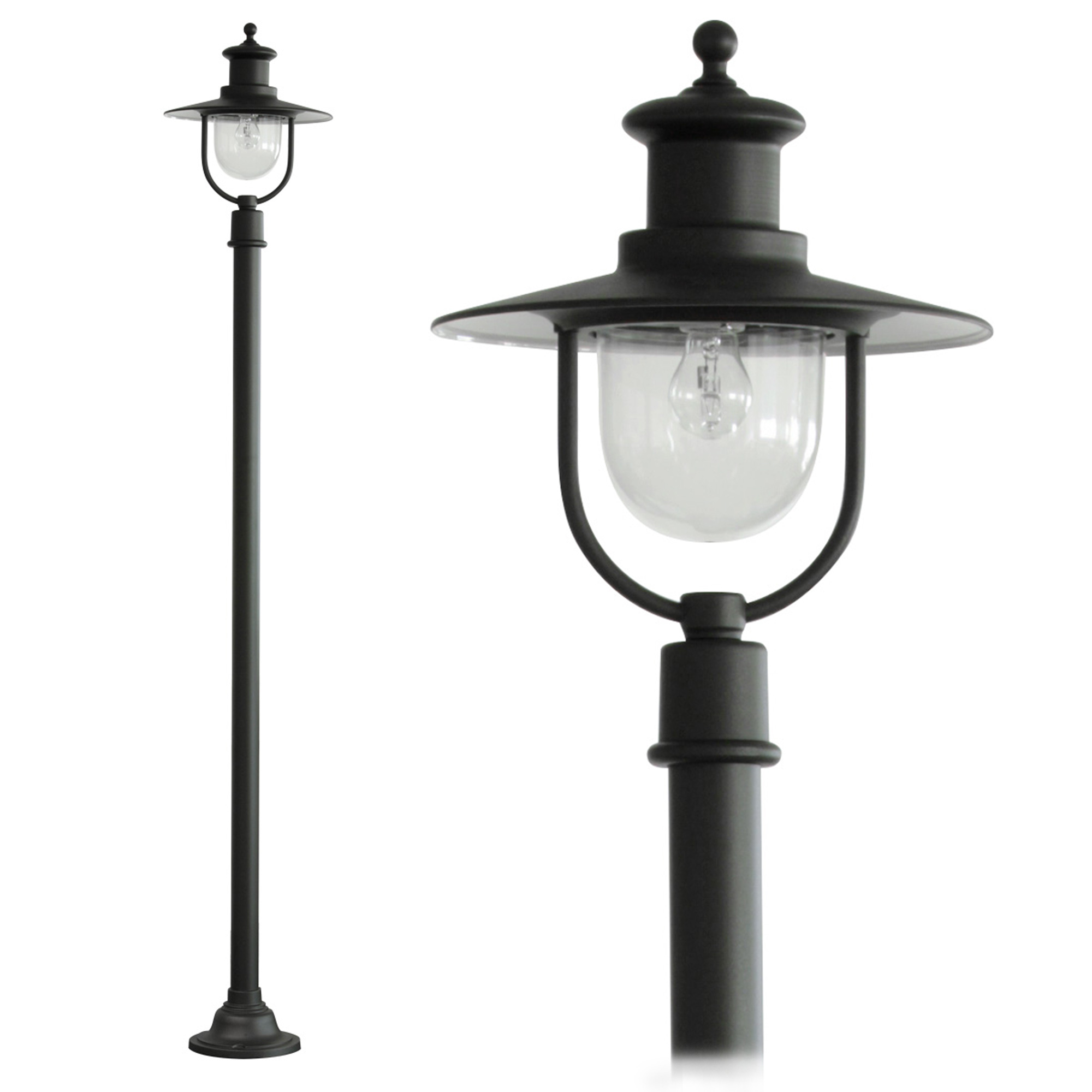Industrial-style Lamp Post with Simple Pole Industrial-style Lamp Post with Simple Pole