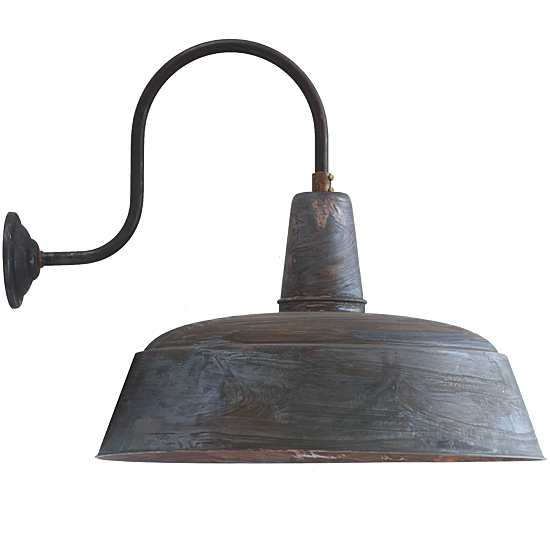 Fabrikstil-Wandleuchte Berlin W1600 Kupfer Patina Fabrikstil-Wandleuchte Berlin W1600 Kupfer Patina