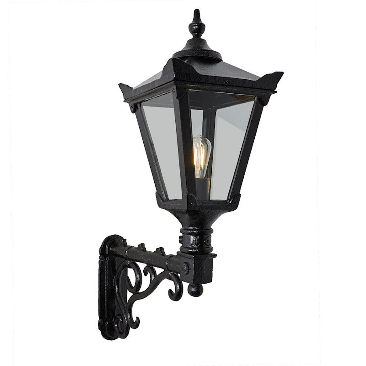 Cast Iron Victorian Wall Lantern Cast Iron Victorian Wall Lantern