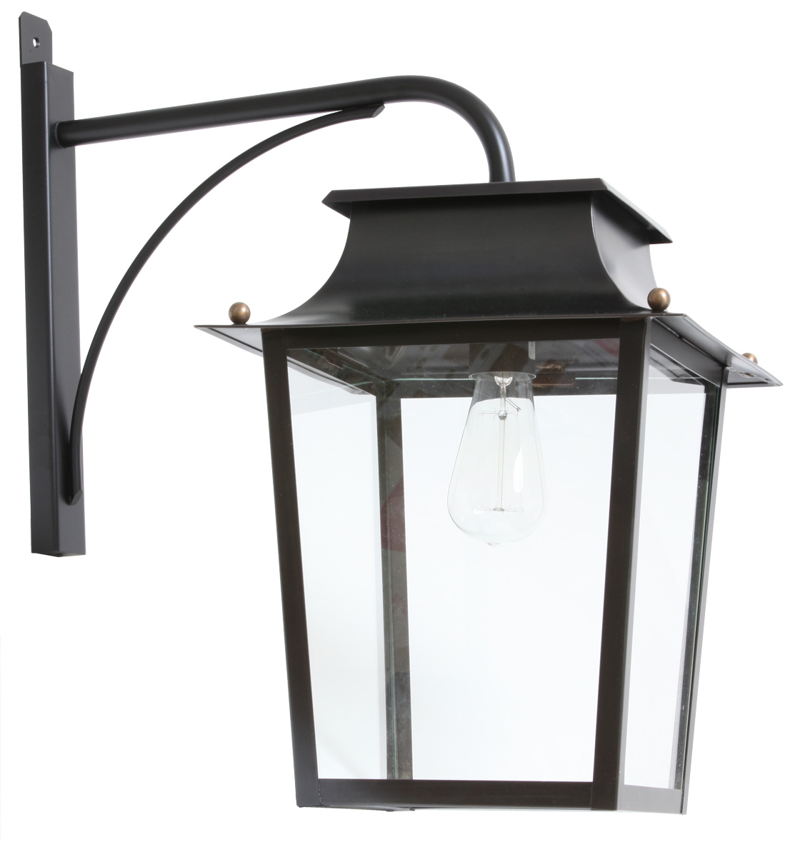 Bild 1: Wandlaterne für Außen Alma-Passy MM, Kanoneneisen-Patina, großes Modell Wandlaterne für Außen Alma-Passy MM: Wandlaterne für Außen Alma-Passy MM, Kanoneneisen-Patina, großes Modell