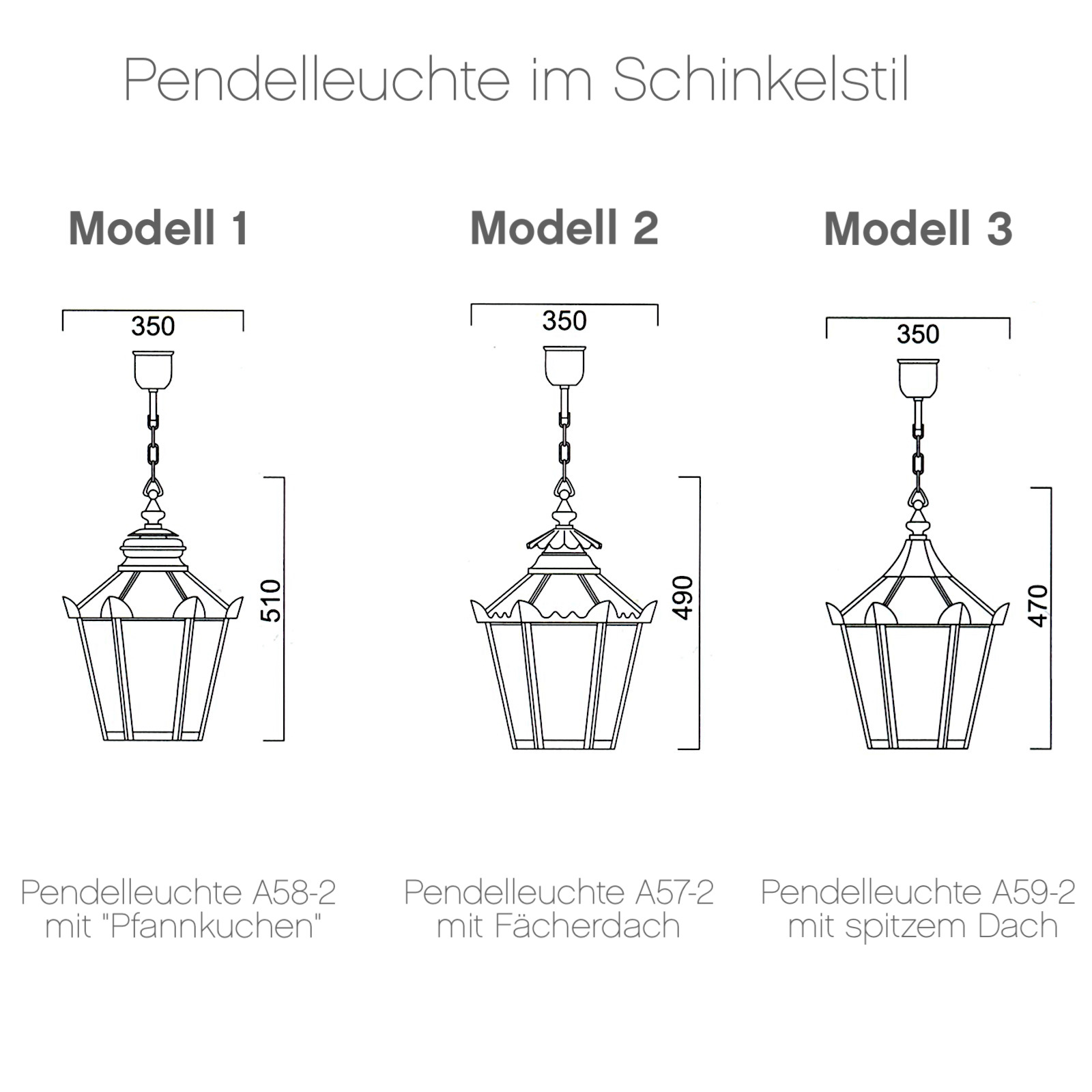 Pendelleuchte A 58-2 im Schinkelstil, Bild 2