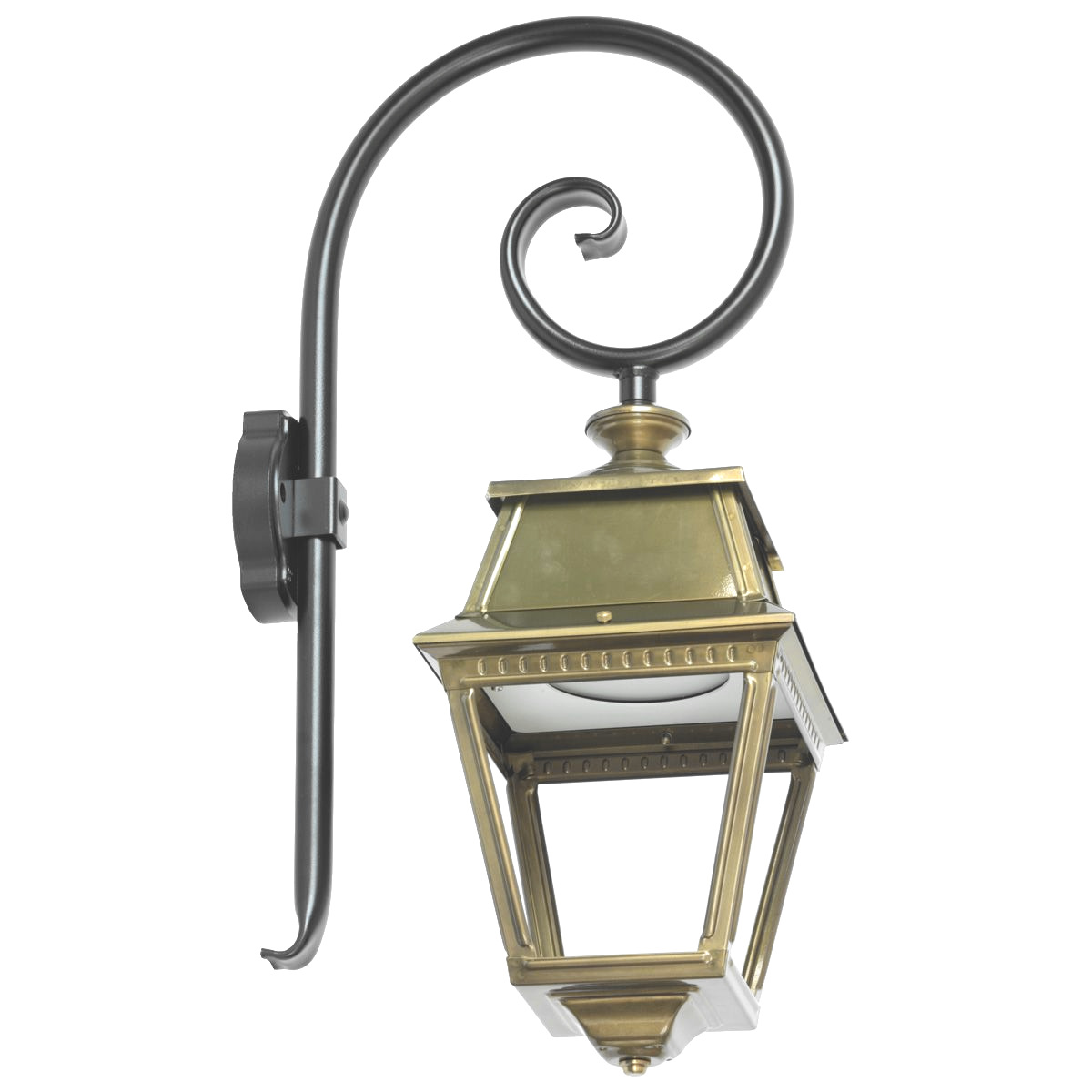 LED-Wandleuchte asu Aluminium oder Messing mit Bischofstab Avenue 2