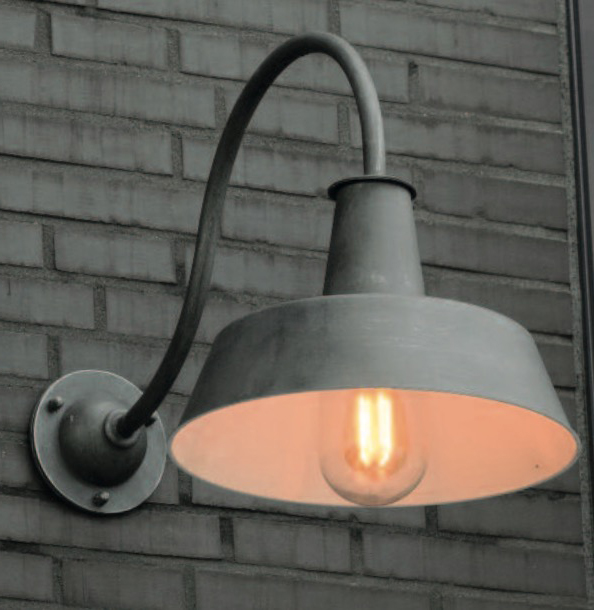 Industriestil-Außenlampe aus Schmiedeeisen WL 3604-G