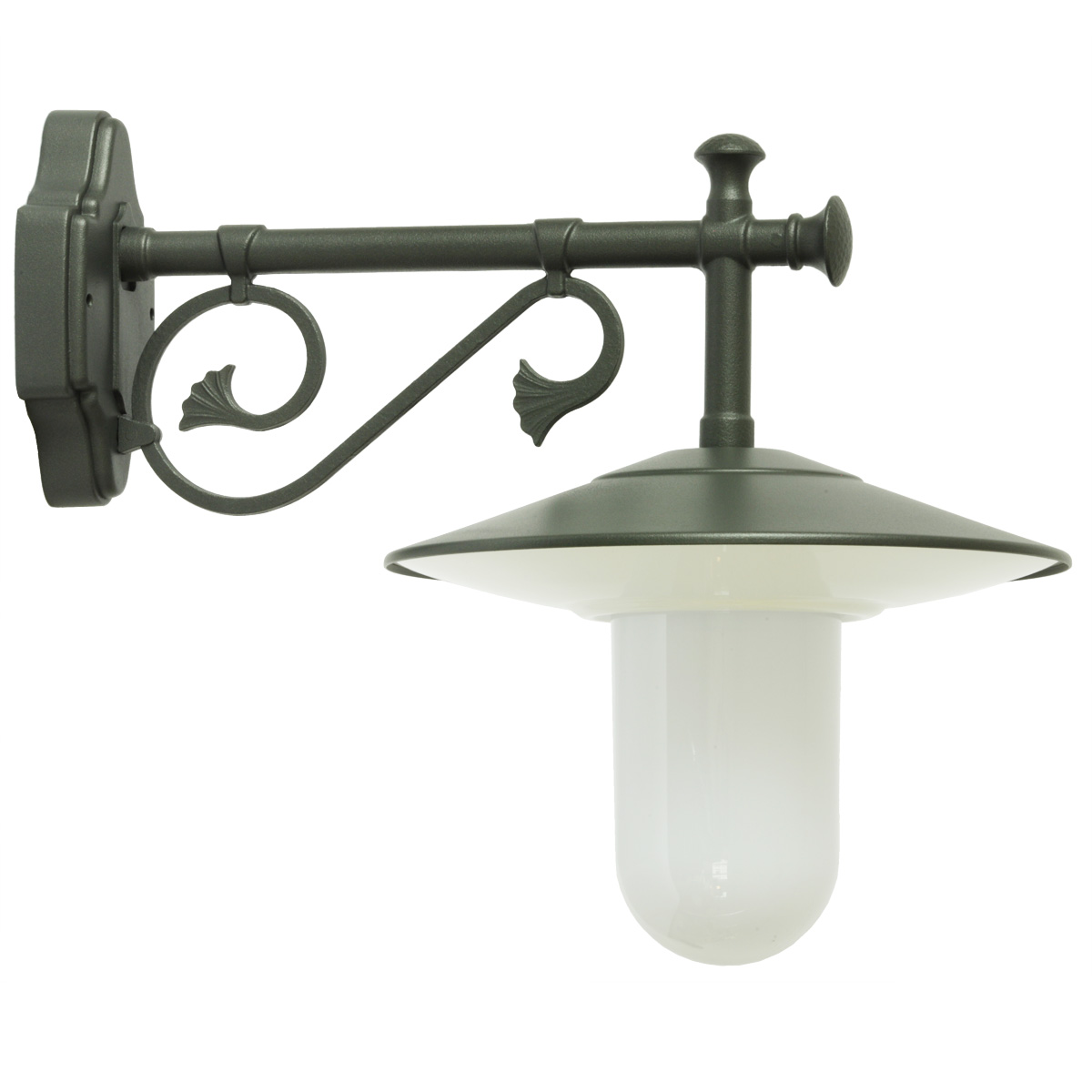 Italian Outdoor Shade Lamp with Makrolon-cylinder