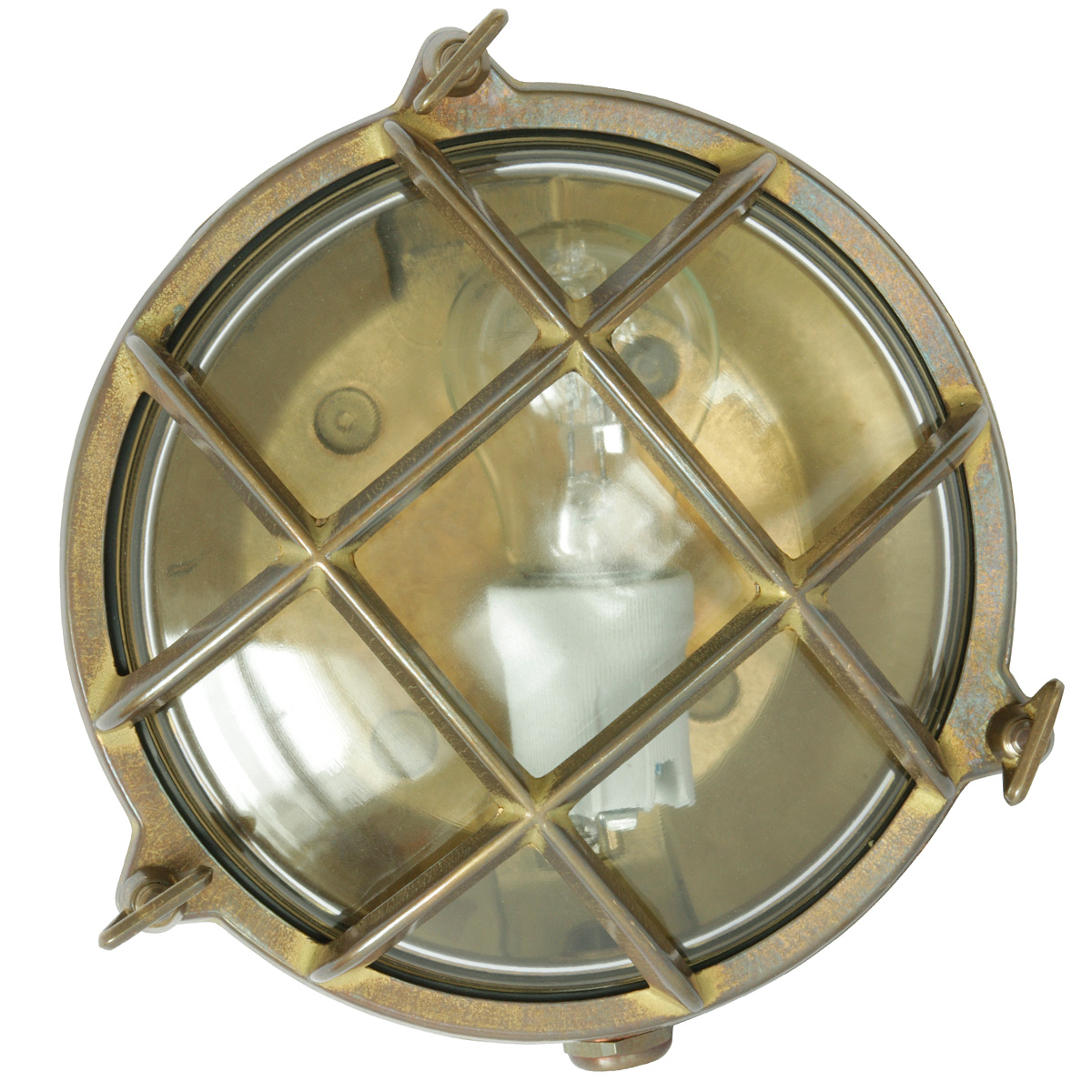 Marine-Wandlampe mit vergittertem Glas Revander Marine-Wandlampe mit vergittertem Glas Revander