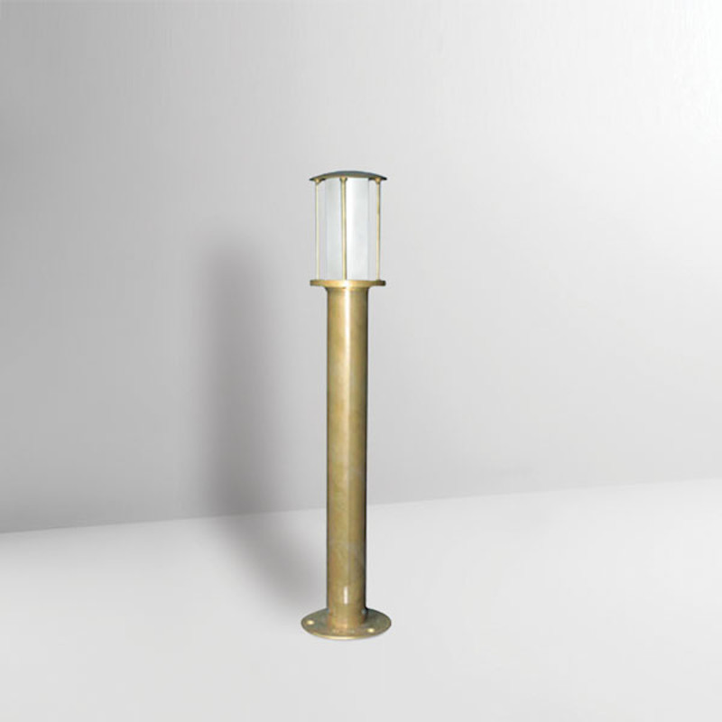 Path Light with Brass Struts Teres 5 Faros