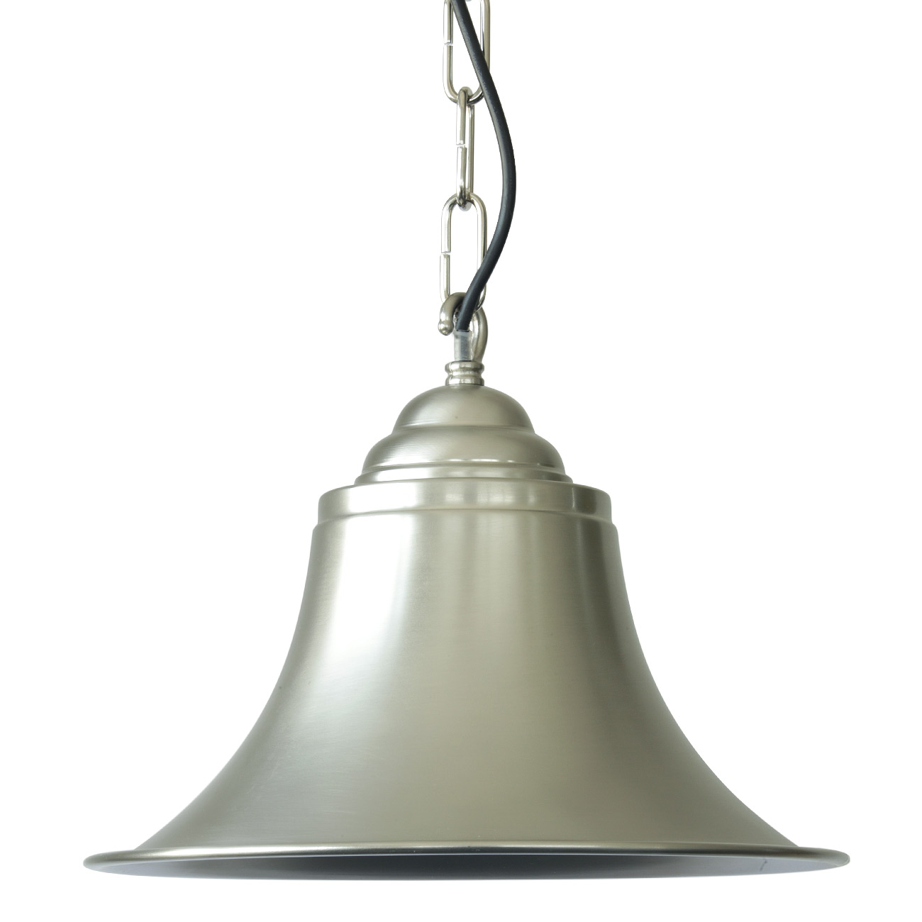 Bell-Shaped Brass Pendant Light Elégance