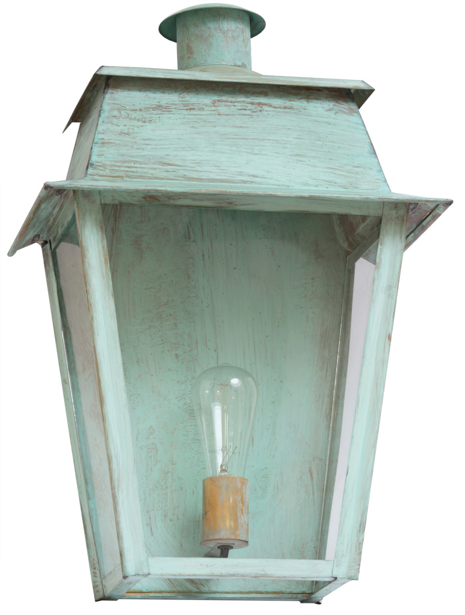 Large Brass or Zinc Outdoor Lantern Bordeaux TGM