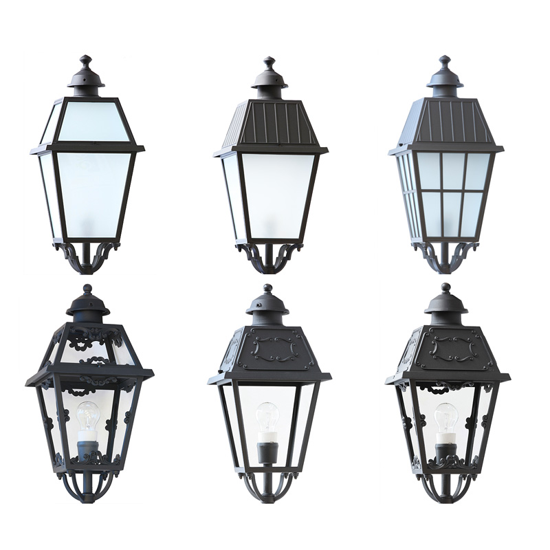Fig. 5: Weiterer erhältliche Modell (bitte fragen Sie an) Tuscan Lamp Post with hanging lantern: Weiterer erhältliche Modell (bitte fragen Sie an)