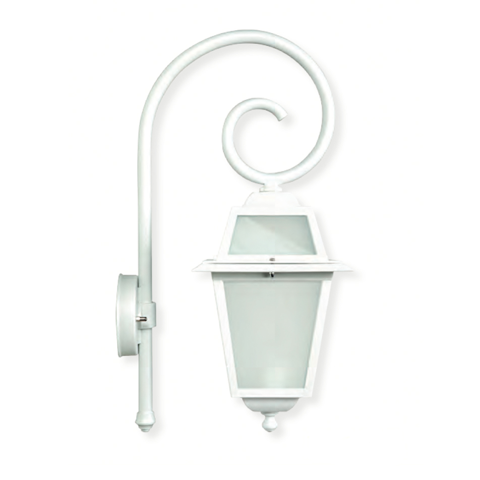 Simple Italian Wall Light for Outdoors with Crosier Arm