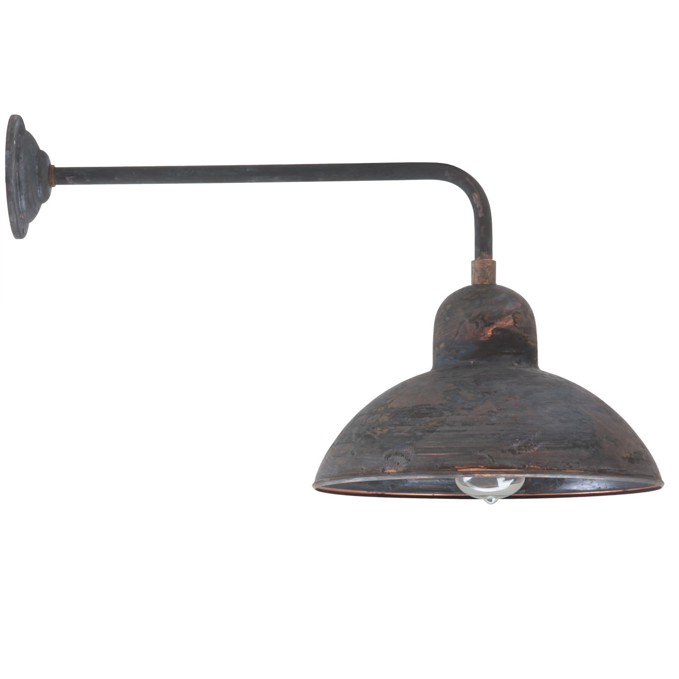 German Bauhaus Design Sconce Solingen RO 140 Patina