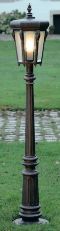 Classic Hexagonal Post Lamp Made of Iron AL 6804 Classic Hexagonal Post Lamp Made of Iron AL 6804