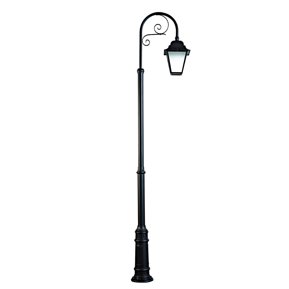 Tall Lamp Post with Floral Dekor Tall Lamp Post with Floral Dekor