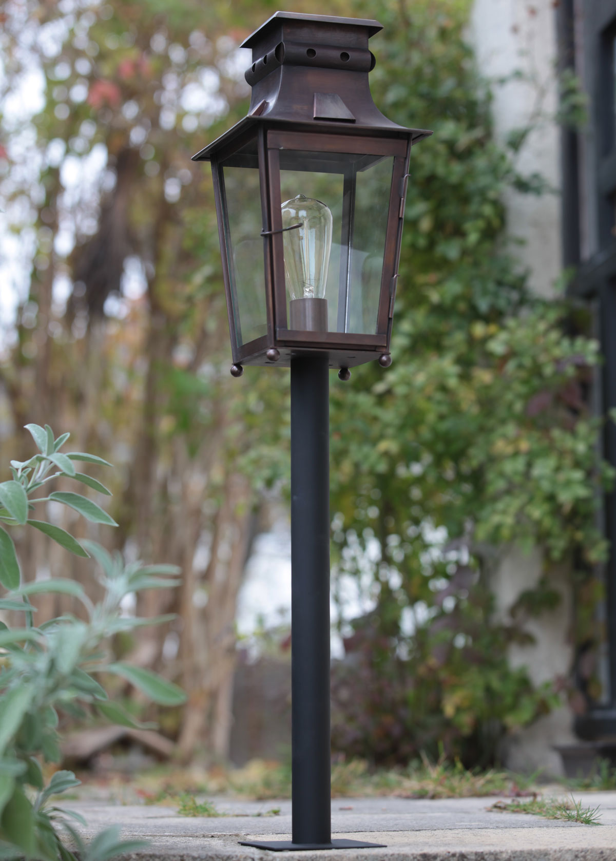 French Pedestal Outdoor Light Megève