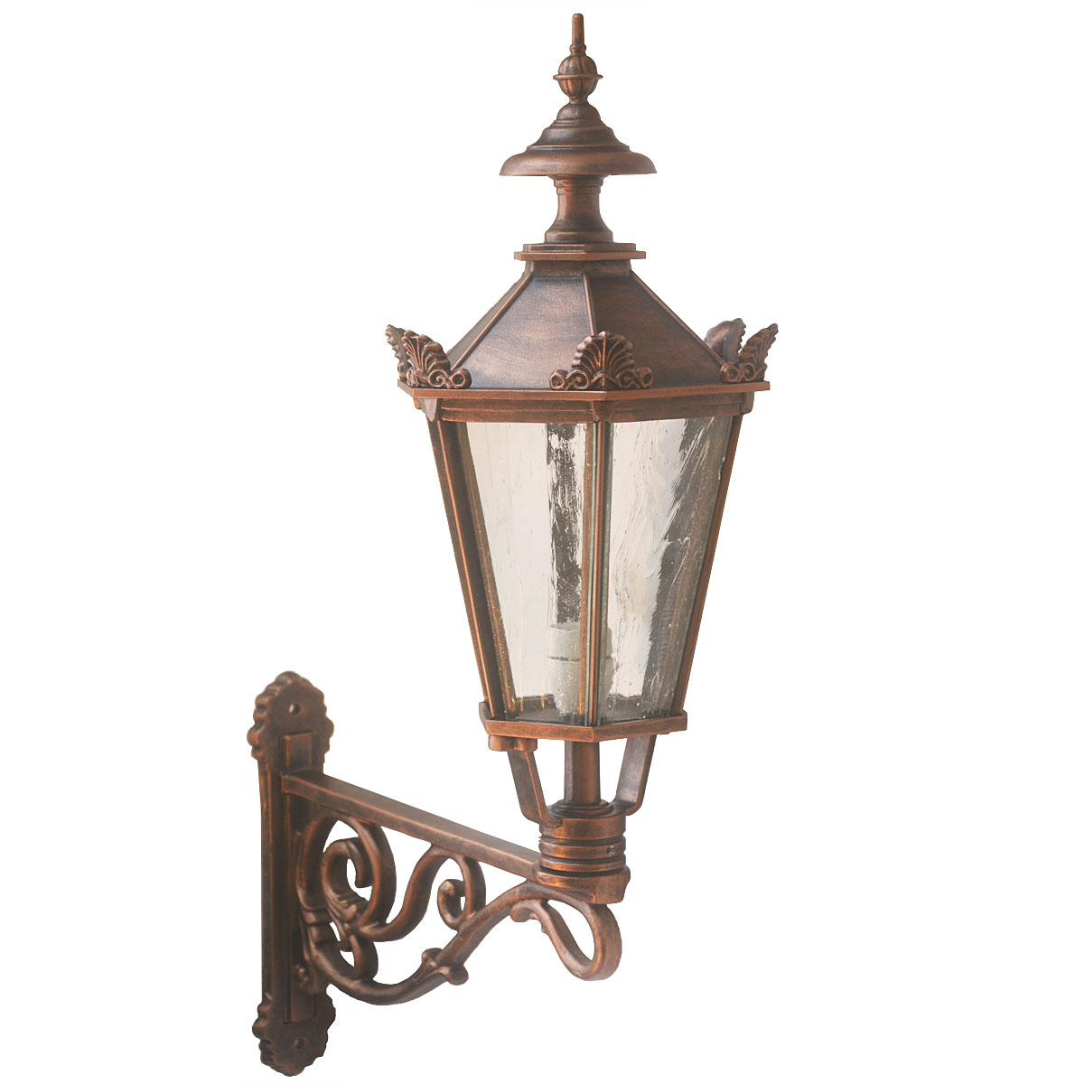 Silesian Wall Lantern 70 Copper black finish