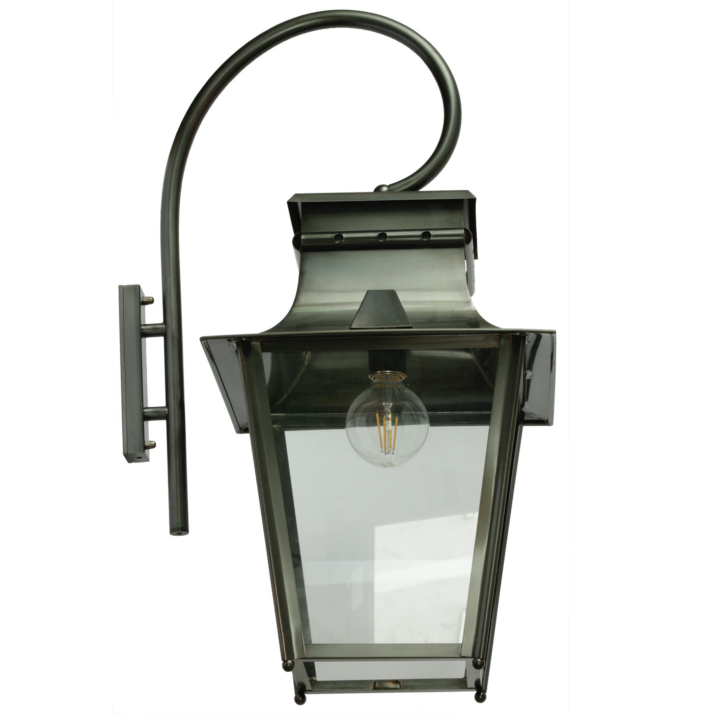 Historical Outdoor Wall Light Megève TGM with Crozier Bracket