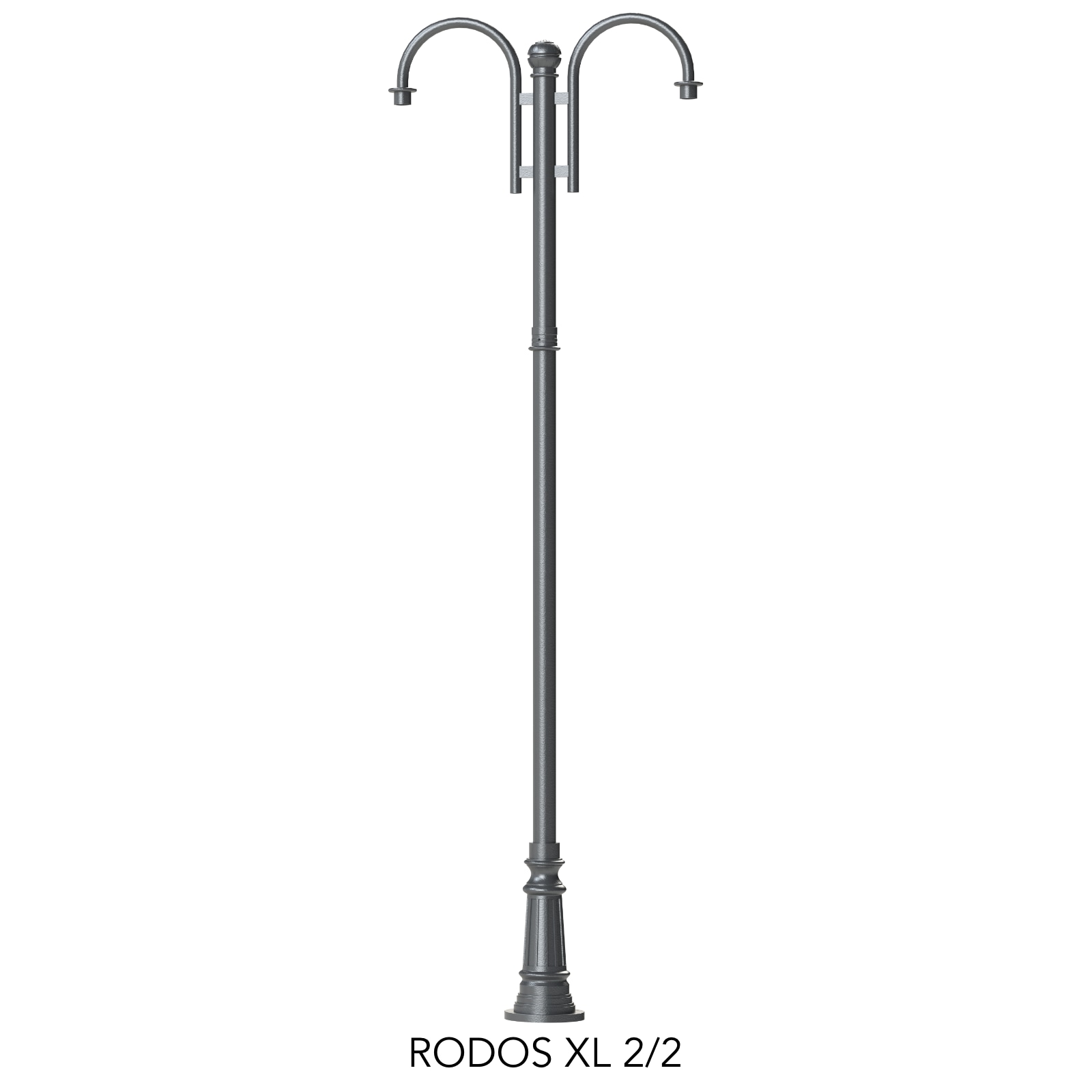 Mast mit Bogenarm RODOS XL 2/2 262 cm