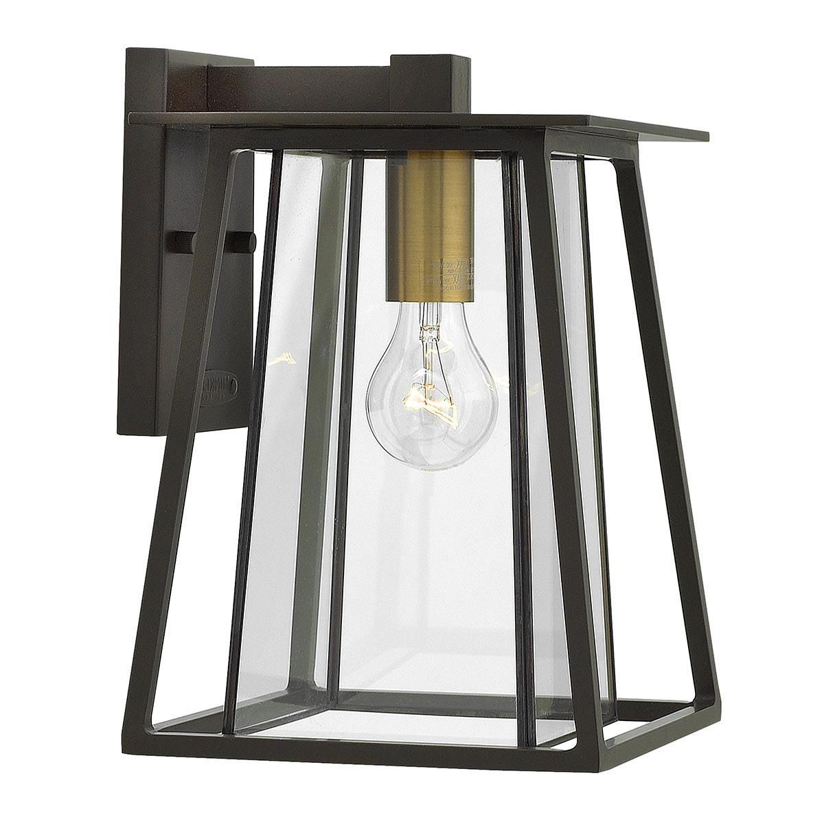 Wall Light With Clear Glass: Modell 2