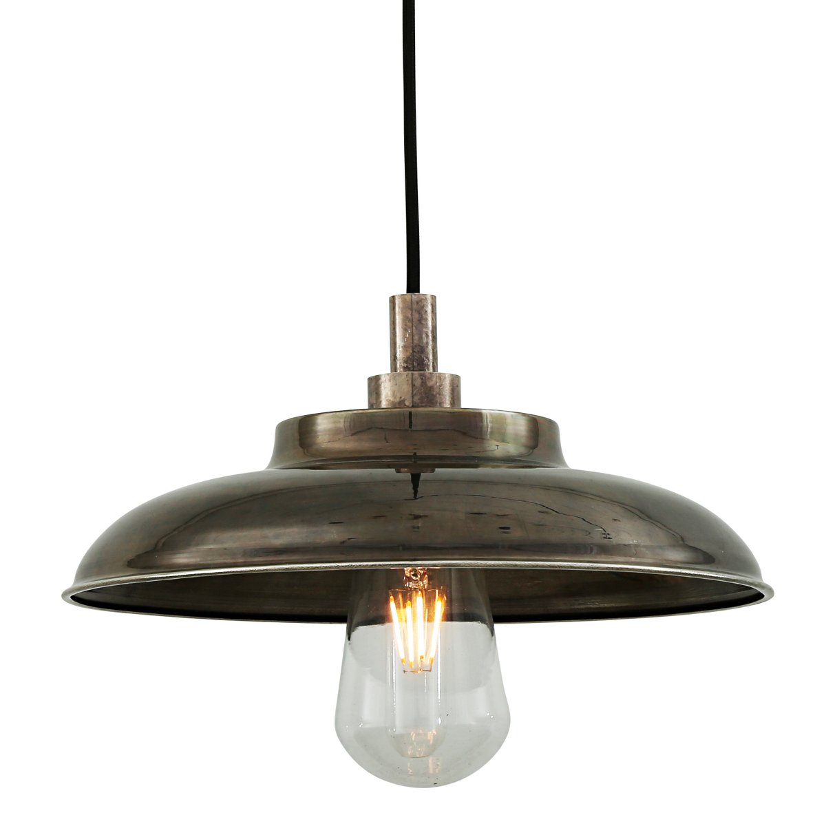 Irish Brass Pendant light Dara, IP54