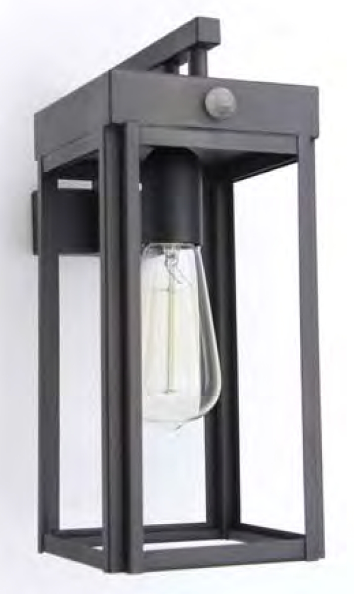 Bild 16: Das Modell mit integriertem Bewegungsmelder an der Leuchtenvorderseite Kubische Wandleuchte mit Bewegungsmelder Loft 9050: Das Modell mit integriertem Bewegungsmelder an der Leuchtenvorderseite