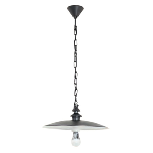 Hanging Lamp for Outdoors with Flat Shade