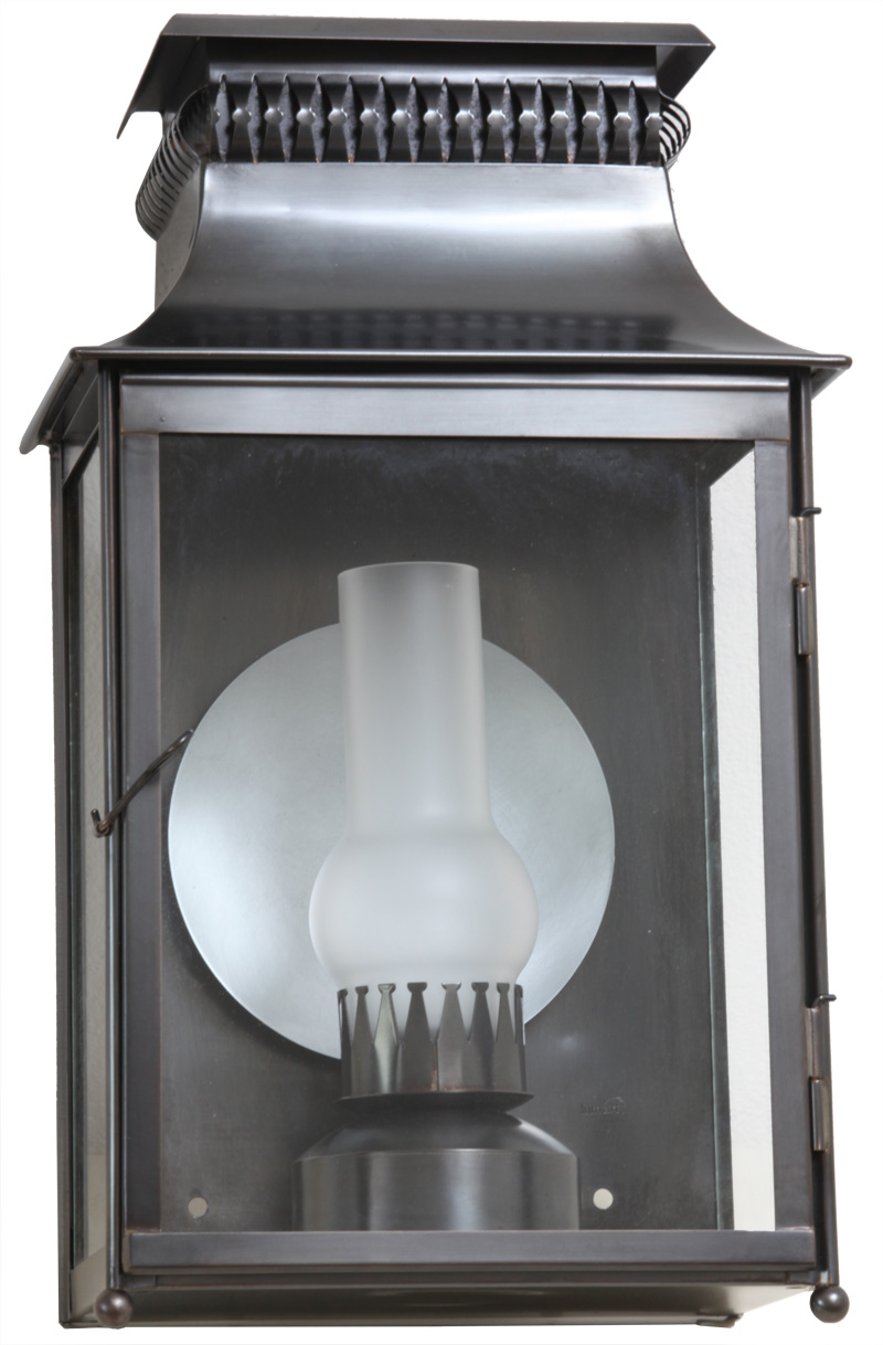 Halblaterne im Louis-Philippe-Stil Petrole MM Halblaterne im Louis-Philippe-Stil Petrole MM