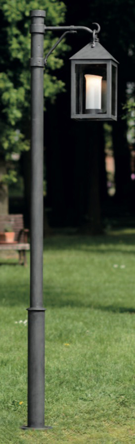 Post Lantern with Downlight and Clear Glass AL 6701 Post Lantern with Downlight and Clear Glass AL 6701