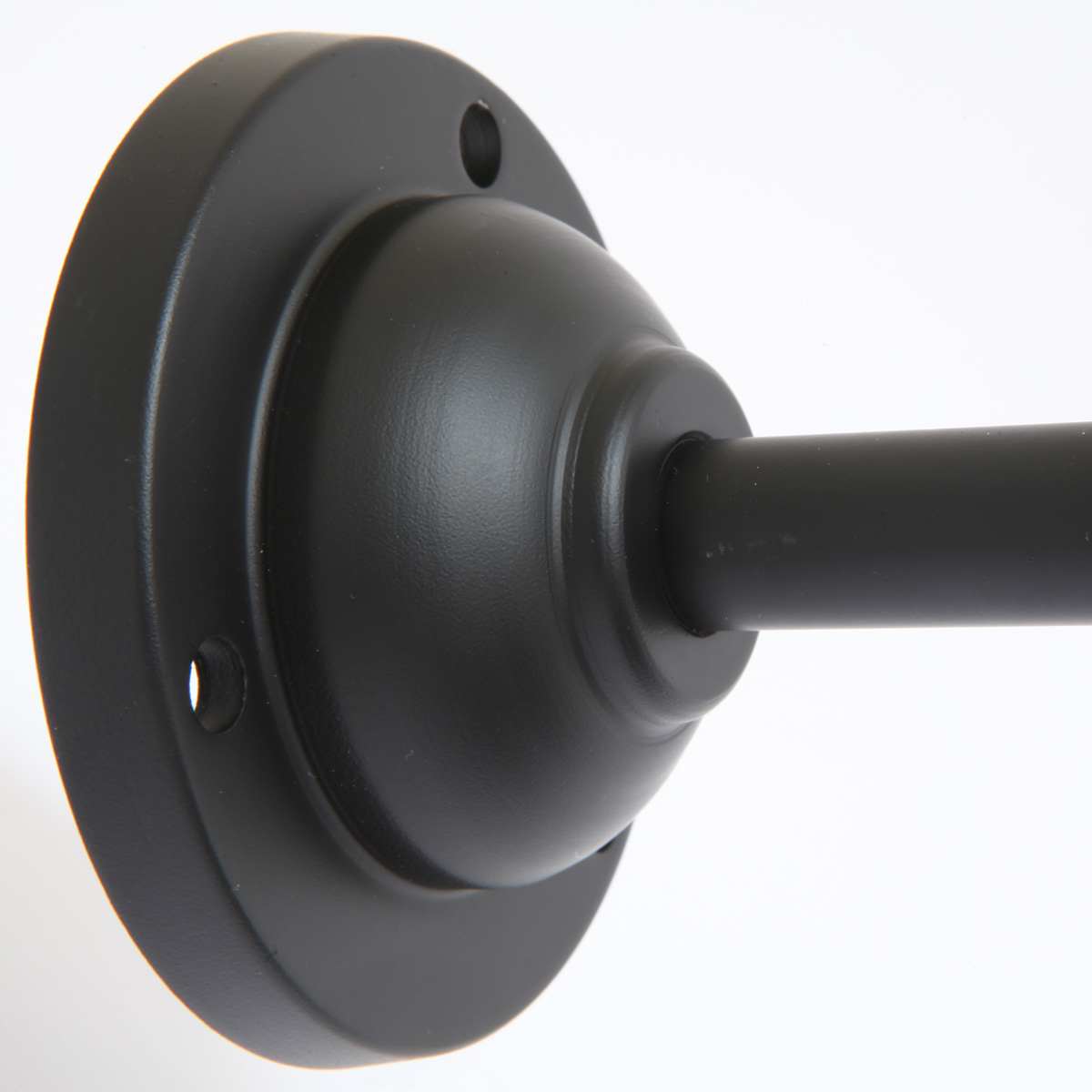 Bild 3: Detailansicht des Wandteils Außenwandleuchte im Fabrikstil mit langem Arm W290L (Ø 42 cm): Detailansicht des Wandteils