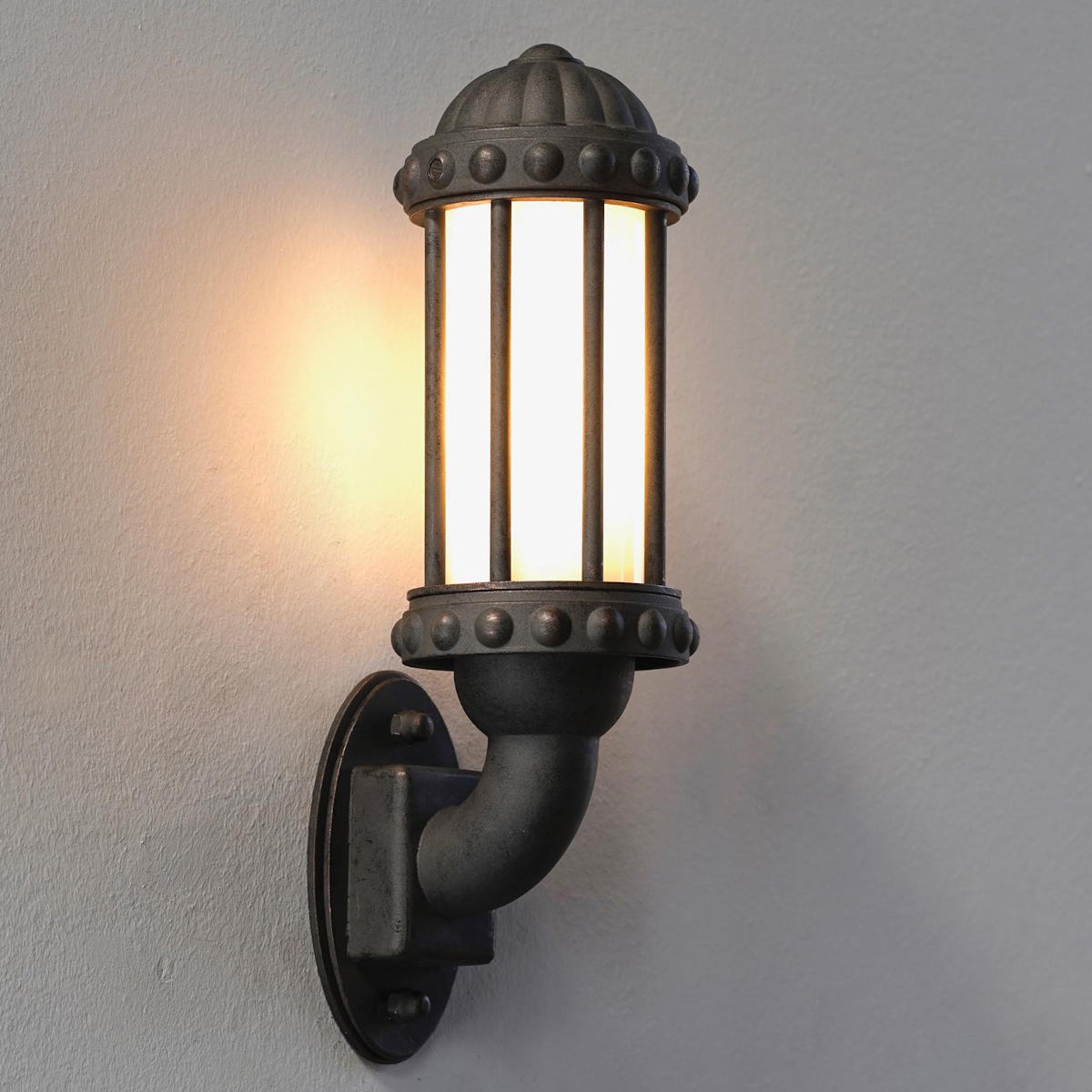 Historic Manufacture Wall Light with Round Lantern WL 3706 Historic Manufacture Wall Light with Round Lantern WL 3706