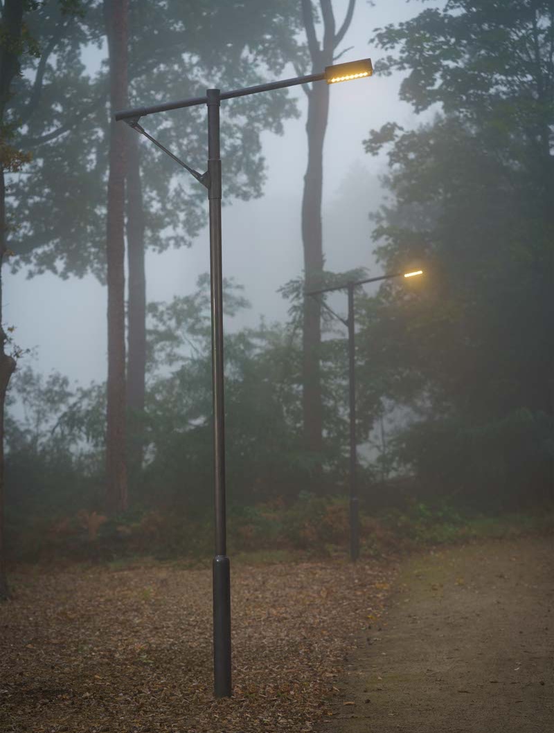 Große LED-Standleuchte im Stil historischer Industriebeleuchtung AL 6926, 418 cm