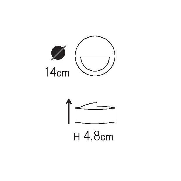 Halbgeschlossene Bullaugen-Wandleuchte aus Messing, Bild 9 Halbgeschlossene Bullaugen-Wandleuchte aus Messing, Bild 9