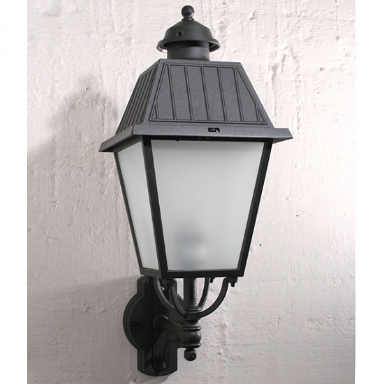 Bild 3: Mattes Glas Außenlaterne mit kurzem Ausleger: Mattes Glas