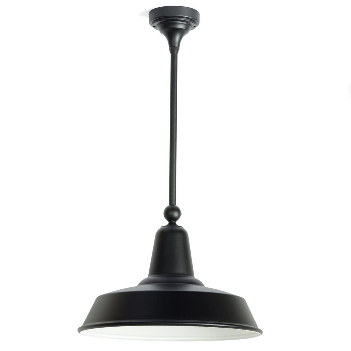 Italian Factory-style Ceiling Light for Outdoors