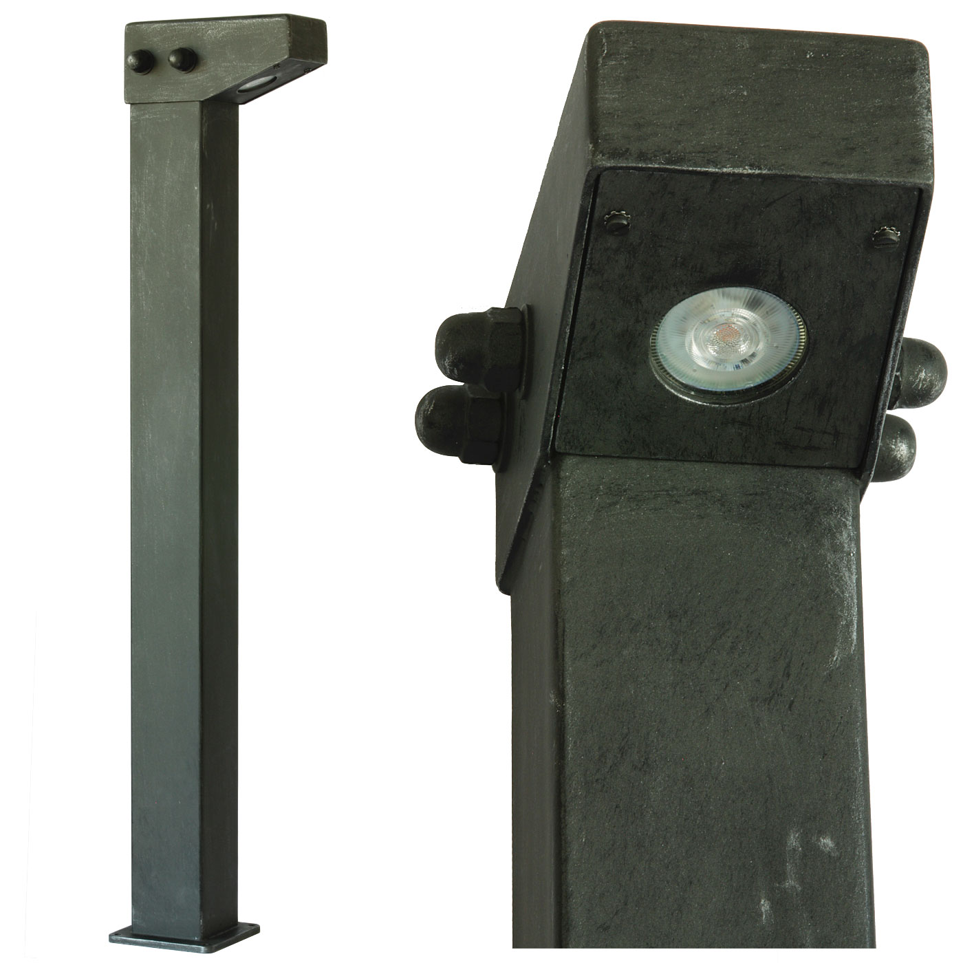 Hand-Forged LED Garden Light AL 6767.6768 Hand-Forged LED Garden Light AL 6767.6768