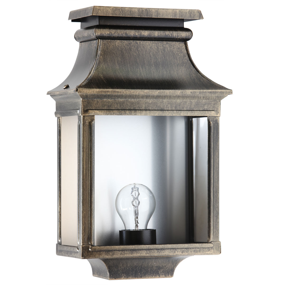 Original French Outdoor Half Lantern Louis Philippe 1