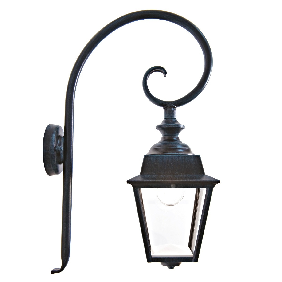 Bild 7: Kleine Außenlaterne Chenonceau mit Bischofstab, Grünspan Klassische Außenlaterne Chenonceau mit Bischofstab: Kleine Außenlaterne Chenonceau mit Bischofstab, Grünspan