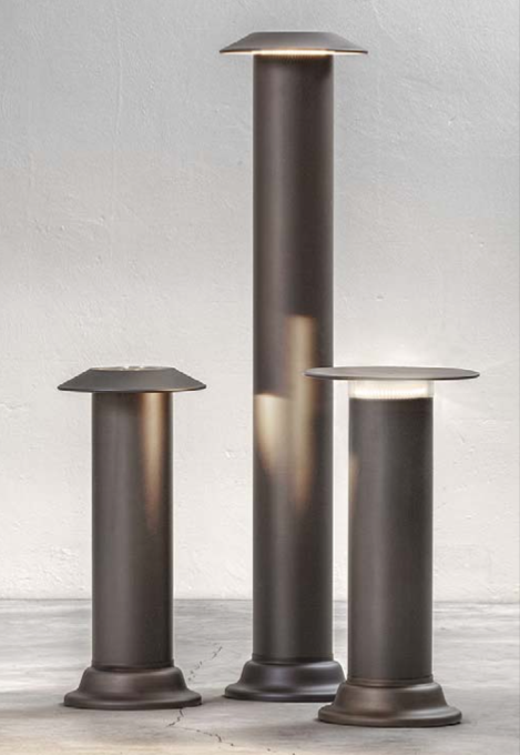 Italian Bollard Light Pasdedeux with LED