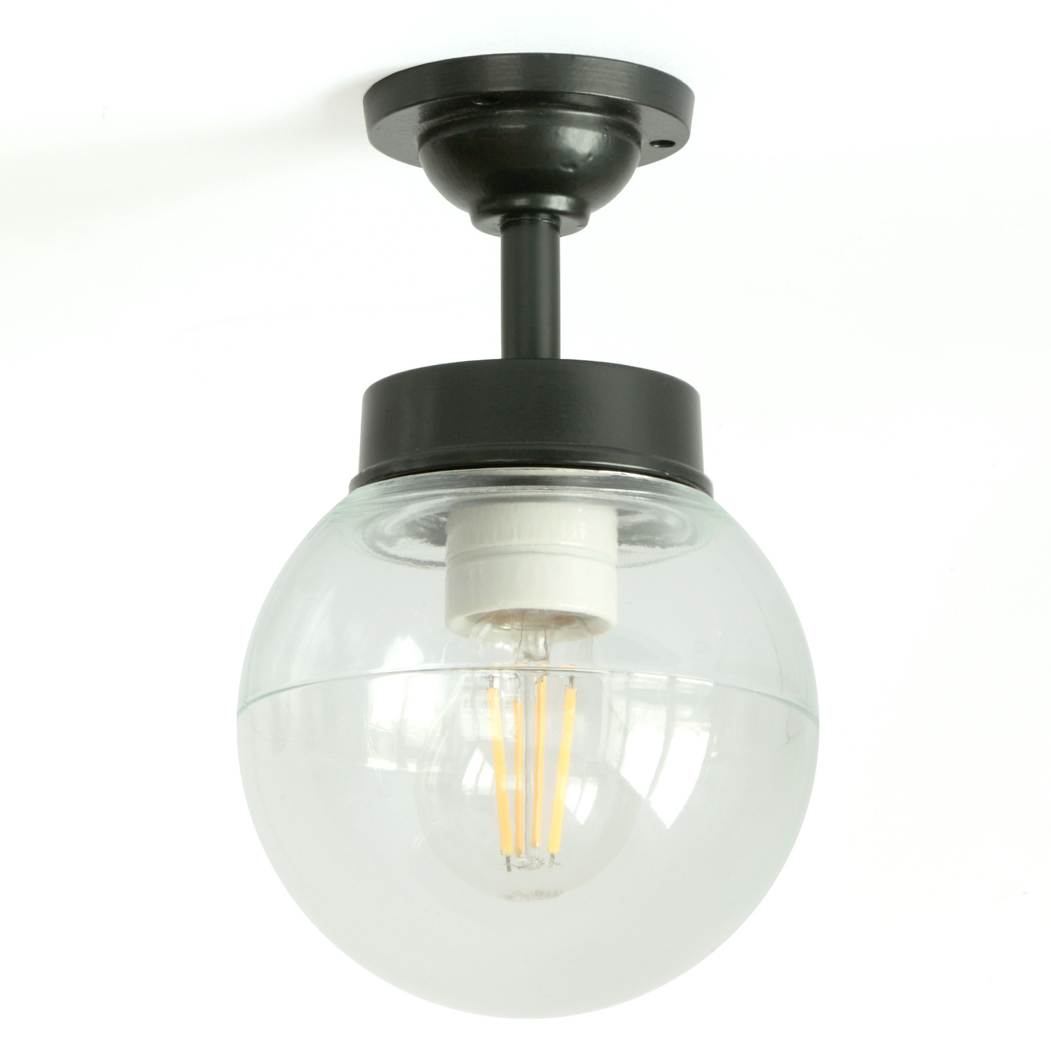 Deckenleuchte in Schwarz, RAL und Antikfarben mit Zylinder oder Kugel 38-CL OR – Terra Lumi